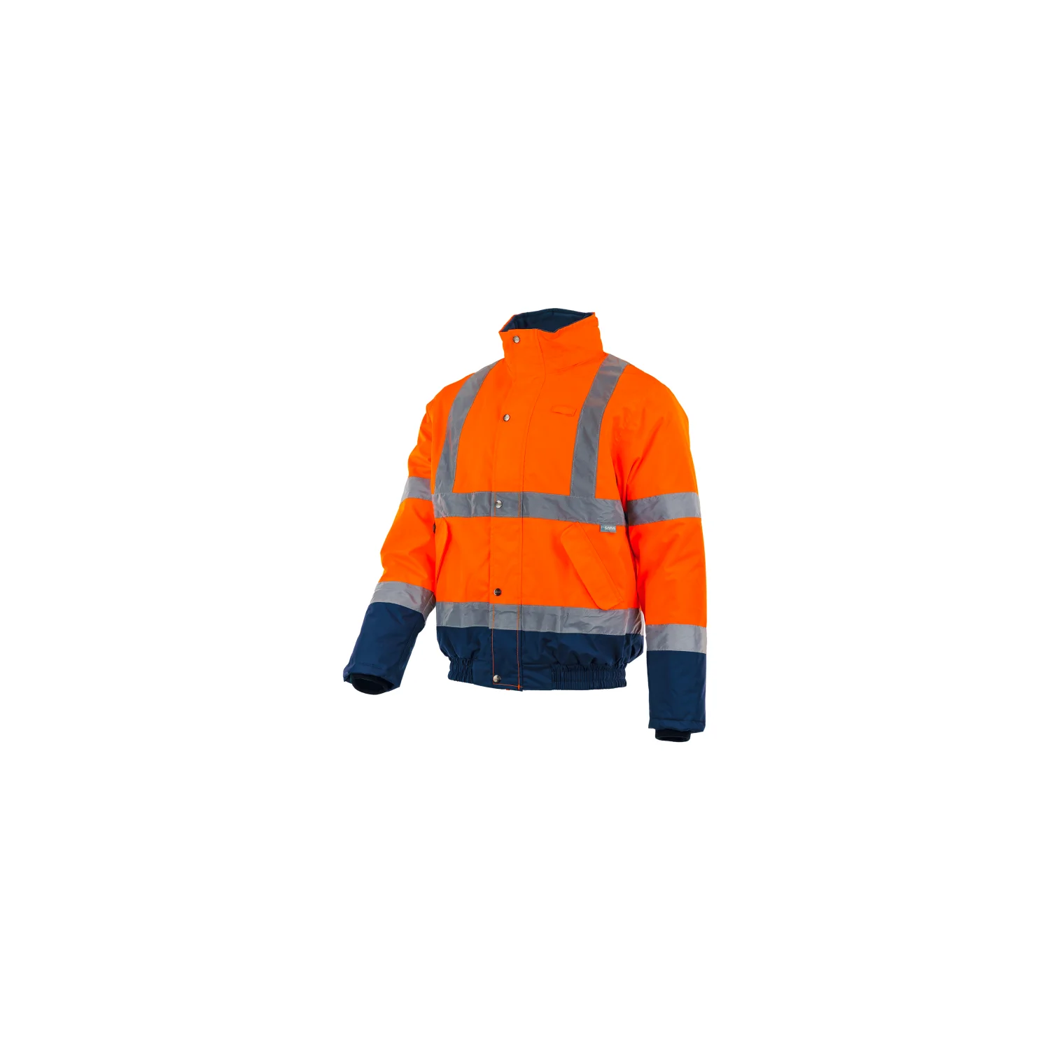 Sara Workwear Bélelt rövid kabát DROGOWIEC WINTER Fényvisszaverő narancs