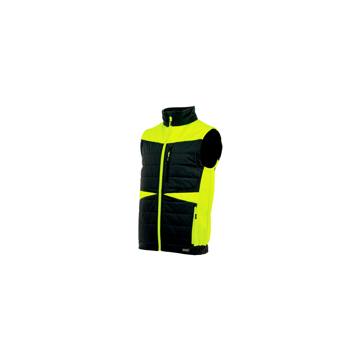 Sara Workwear Hibrid mellény COMFORT PLUS Fekete