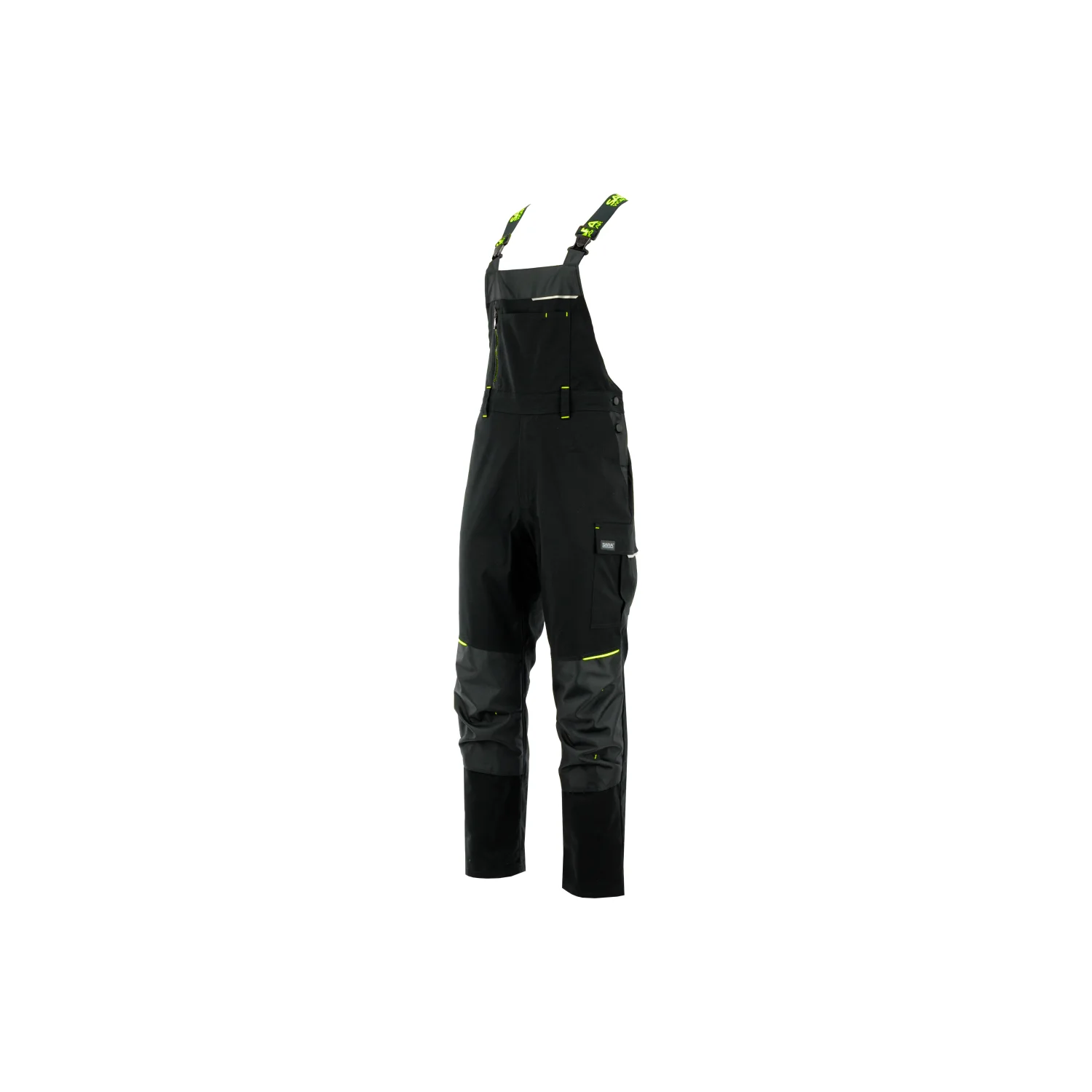 Sara Workwear Kantáros nadrág POSEJDON NEW Fekete
