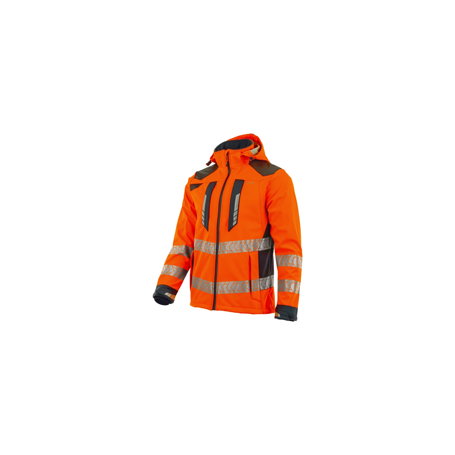 Sara Workwear Softshell kabát DROGOWIEC COMFORT Fényvisszaverő narancs