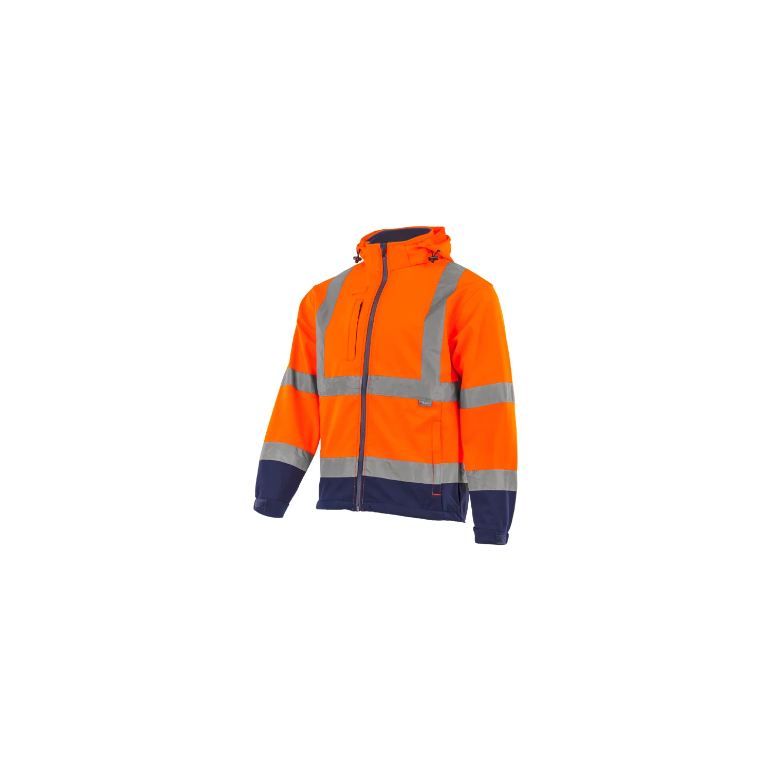 Sara Workwear Softshell kabát DROGOWIEC Fényvisszaverő narancs
