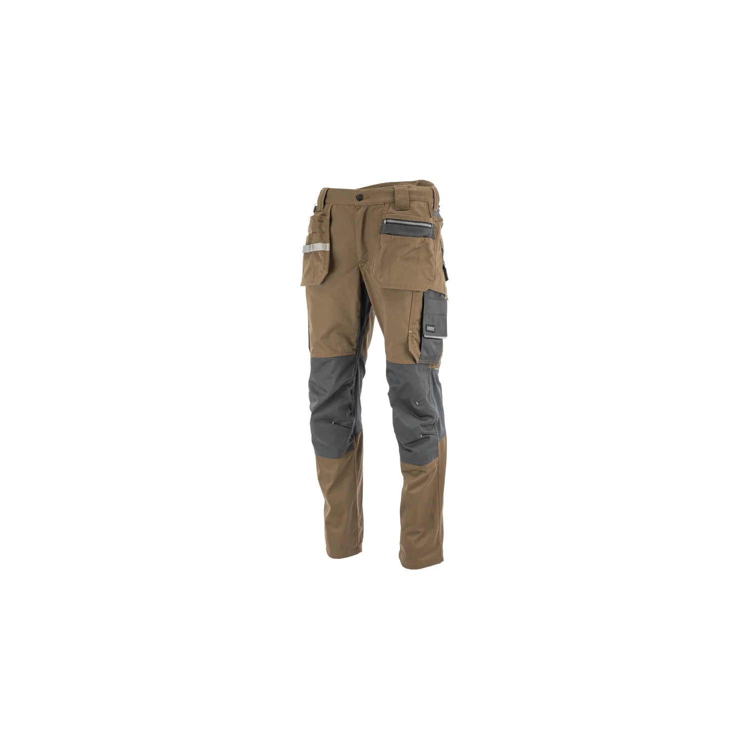 Sara Workwear Szerelő deréknadrág MONTER Barna