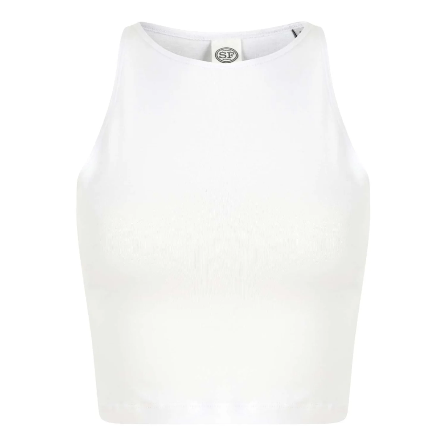 SF Clothing Női crop top póló Fehér
