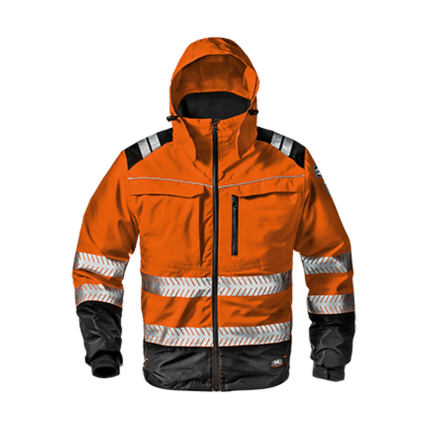 Sir Safety System ANDROMEDA kabát Jól láthatósági narancs/fekete