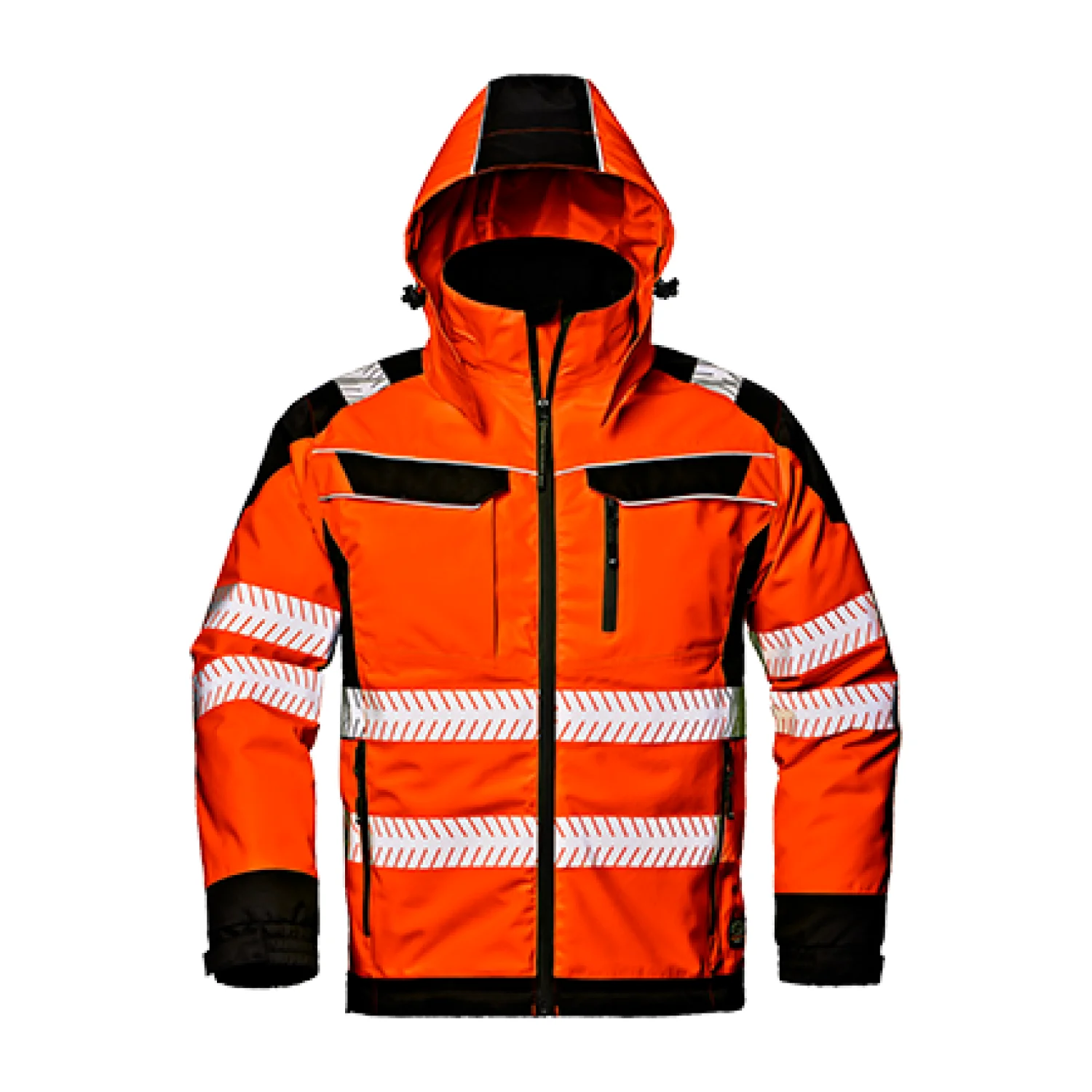 Sir Safety System ANDROMEDA kabát Jól láthatósági narancs/fekete