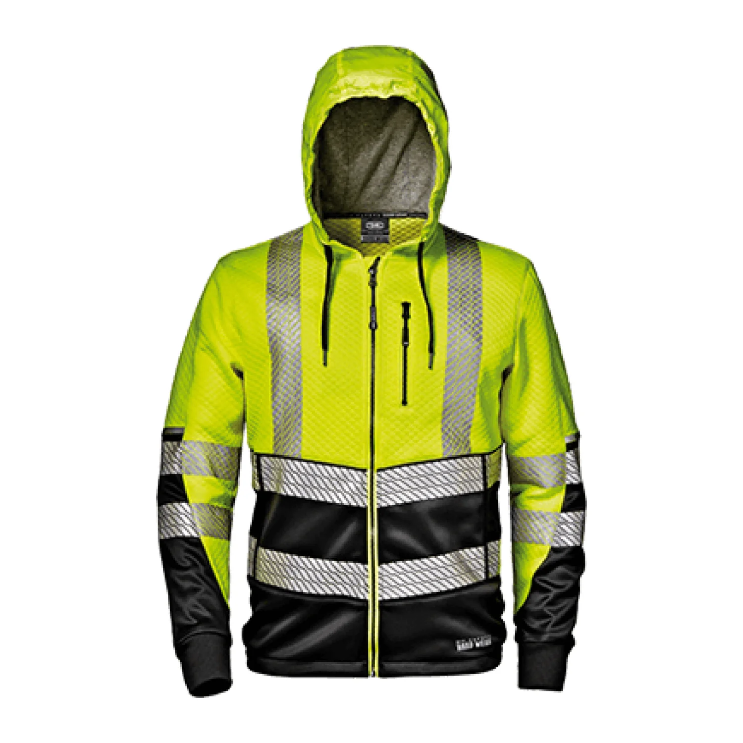 Sir Safety System ARROW pulóver Fekete/jól láthatósági sárga