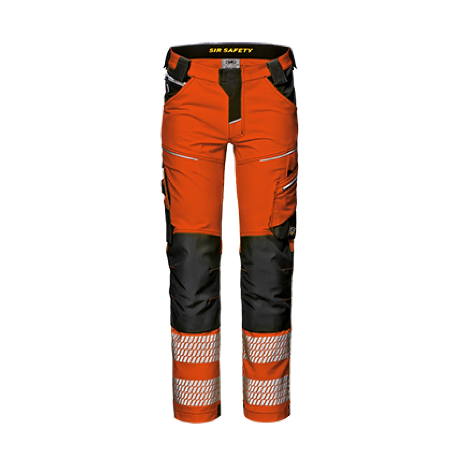 Sir Safety System GEMINI GUARD jó láthatóságú nadrág Jól láthatósági narancs