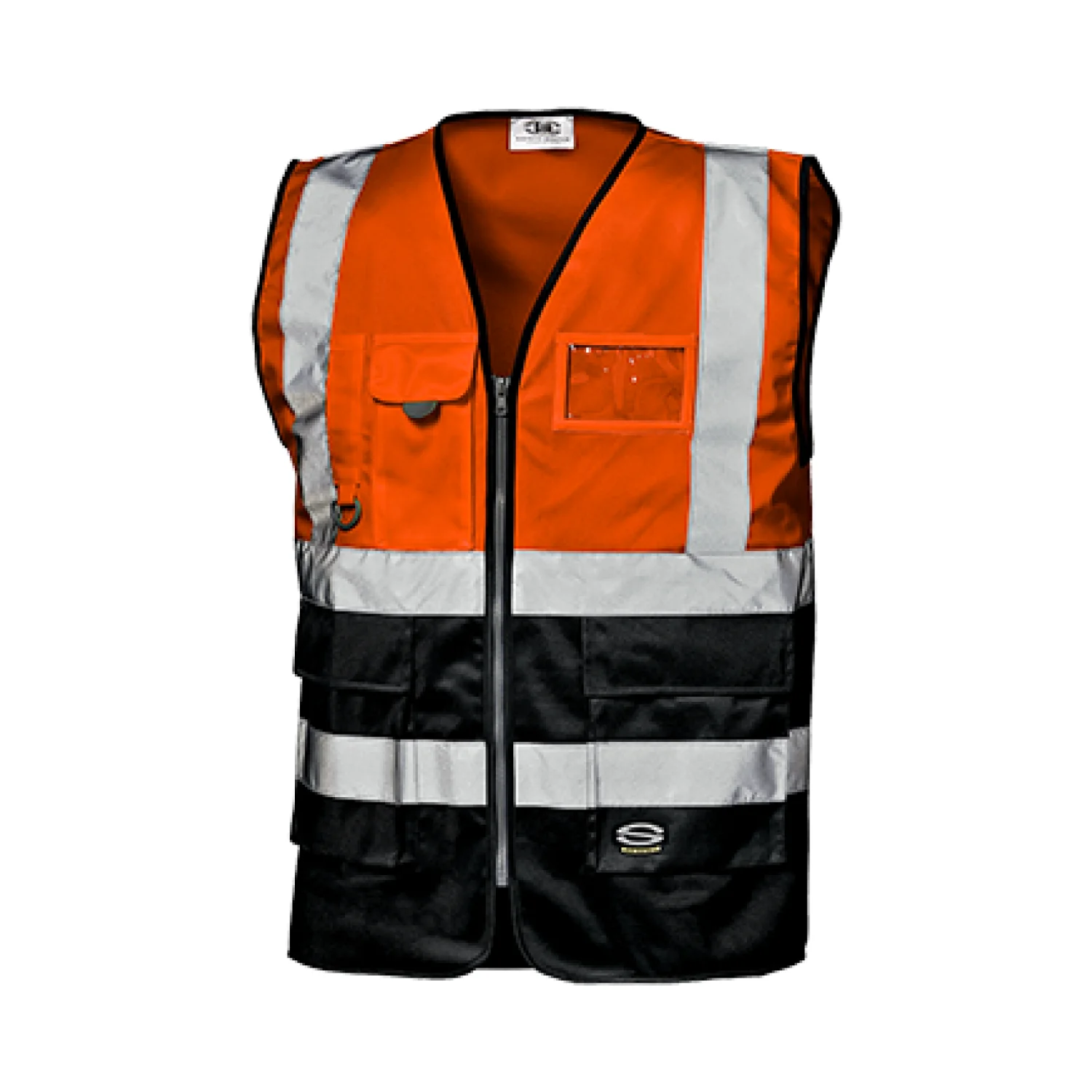 Sir Safety System GRIFONE mellény Jól láthatósági narancs/fekete