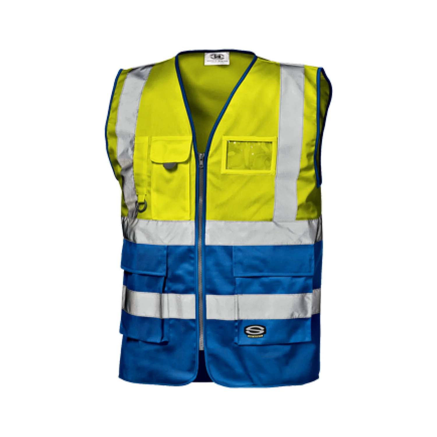 Sir Safety System GRIFONE YELLOW/BLUE jó láthatóságú mellény Jól láthatósági sárga/királykék
