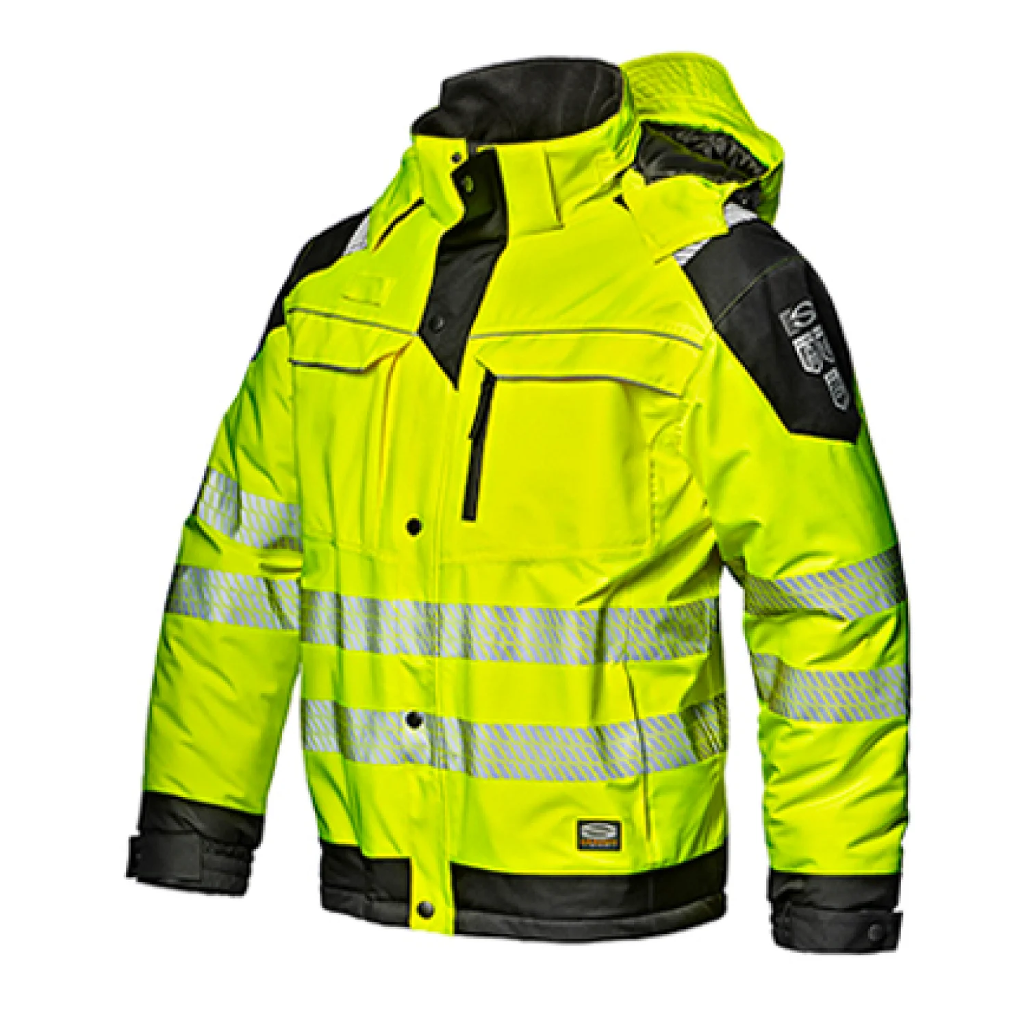 Sir Safety System LOFOTEN kabát Jól láthatósági sárga/fekete