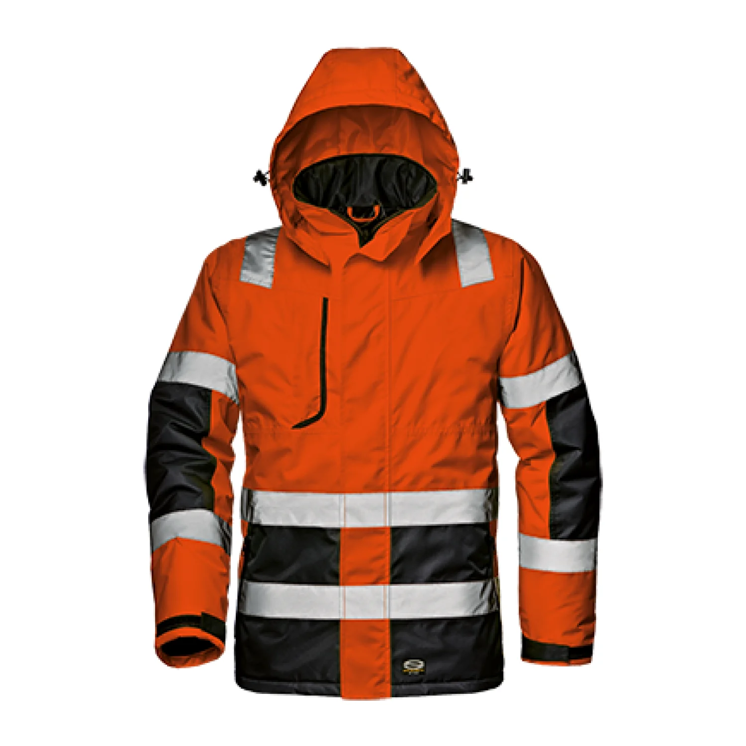 Sir Safety System MATRIX HI VIS kabát Jól láthatósági narancs/fekete
