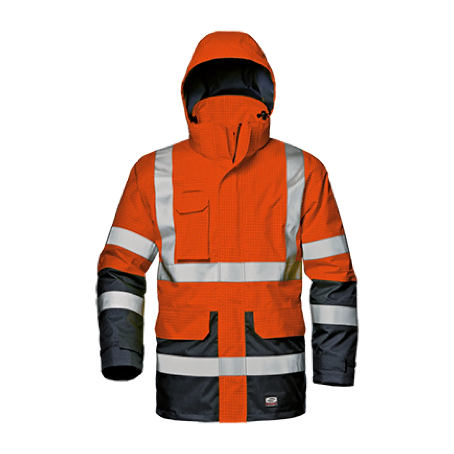 Sir Safety System MICROLINES COMPLEX kabát Jól láthatósági narancs/kék