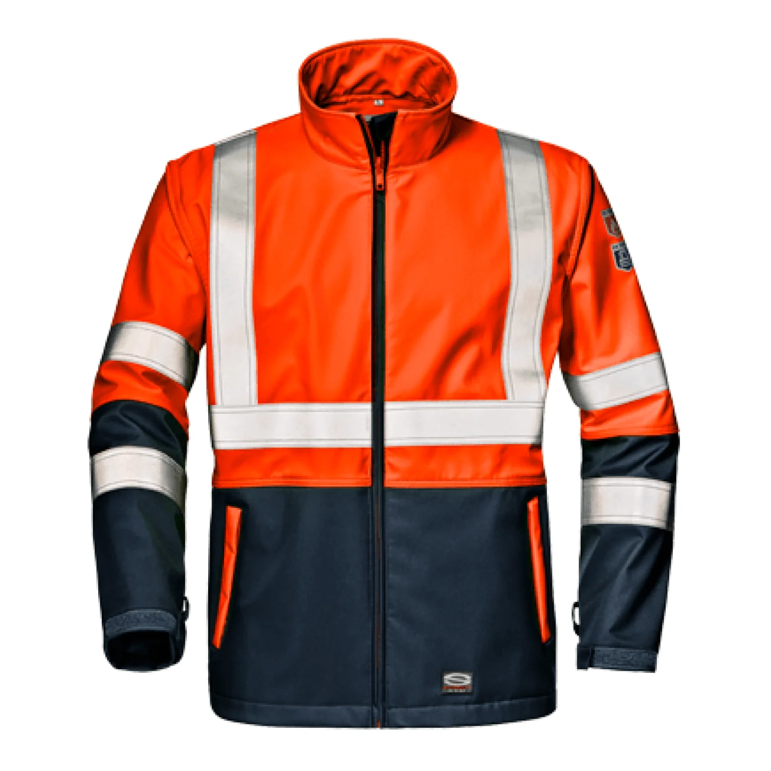 Sir Safety System MICROLINES COMPLEX SOFTSHELL Jól láthatósági narancs/kék