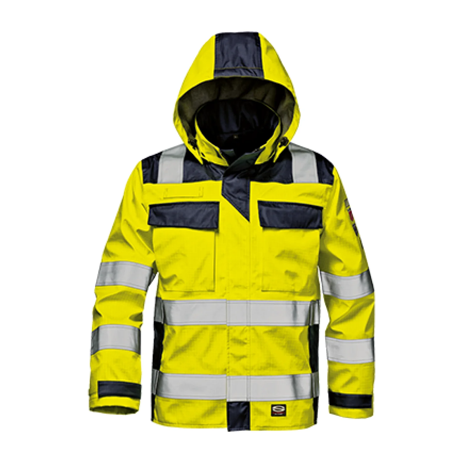 Sir Safety System MICROLINES SPRING kabát Jól láthatósági sárga/kék