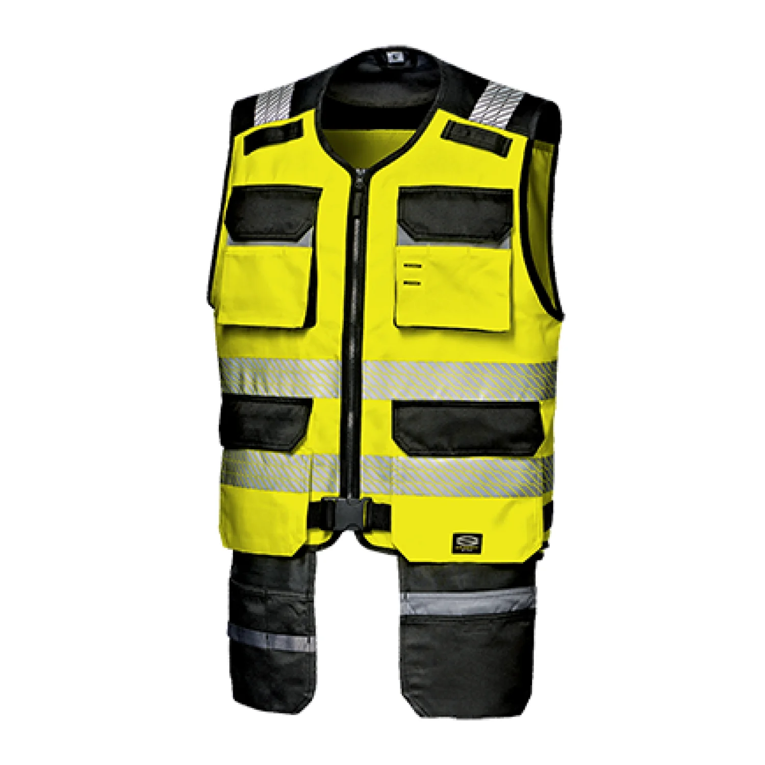 Sir Safety System RUSH mellény Jól láthatósági sárga