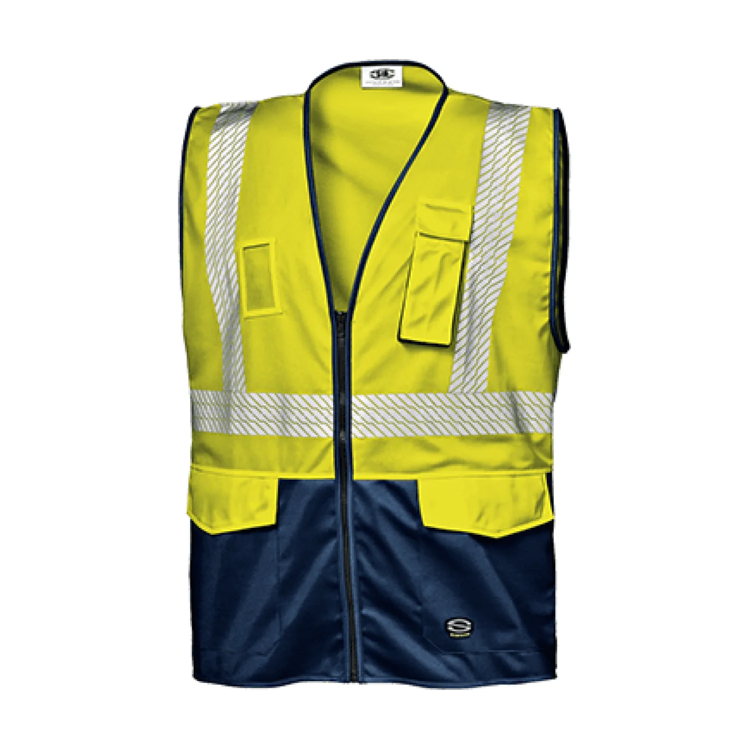 Sir Safety System SPARVIERO mellény Jól láthatósági sárga/kék