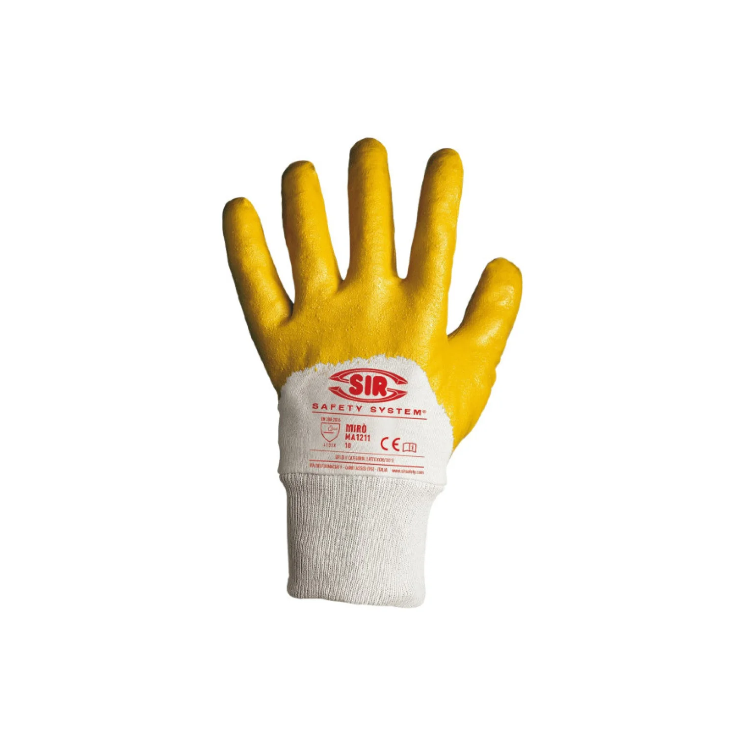 Sir Safety System SSY-MA1211E0-8 kesztyű Sárga