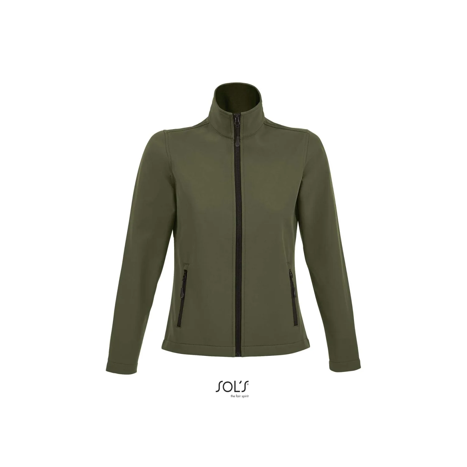 Sol's race softshell cipzáras női dzseki Army