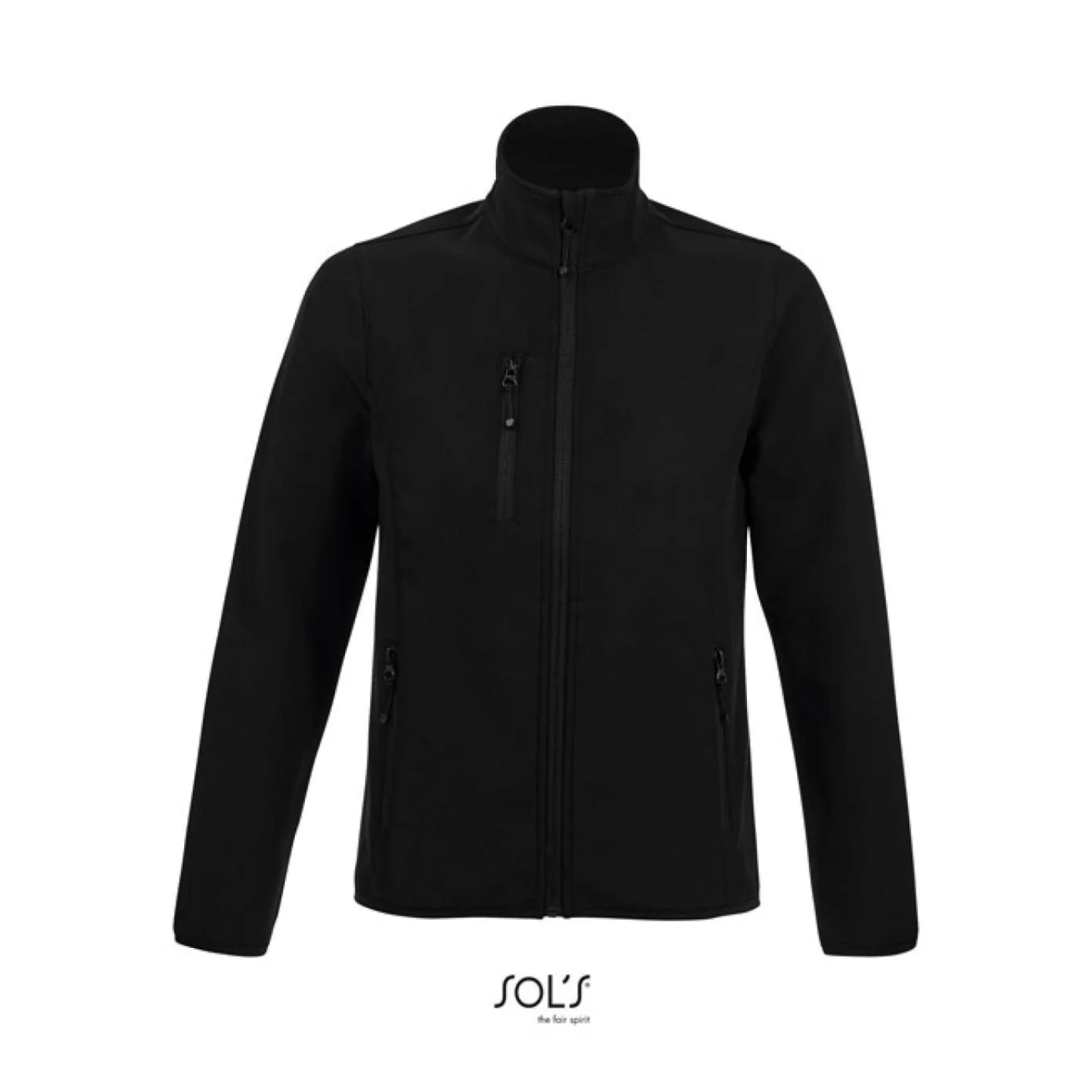 Sol's radian - softshell cipzáras női dzseki Fekete