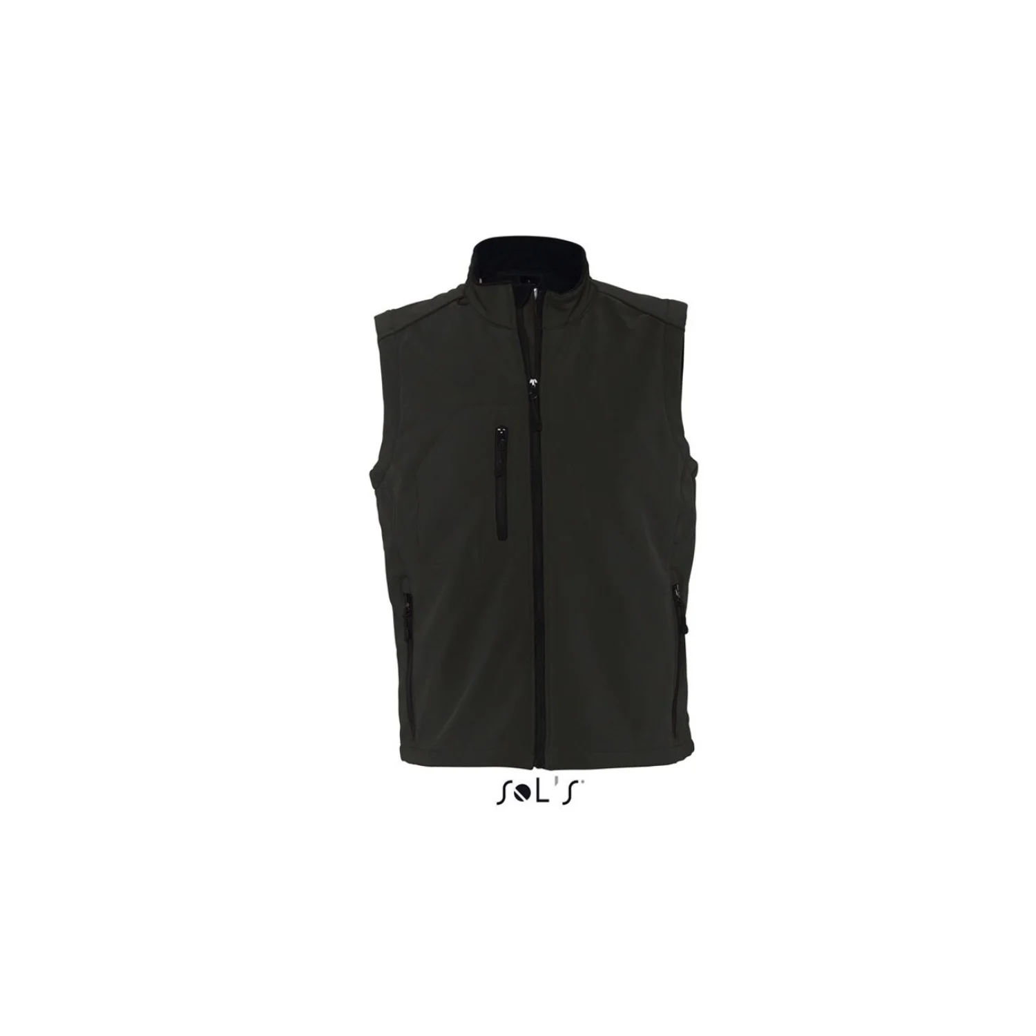Sol's rallye - ujjatlan férfi softshell dzseki Fekete