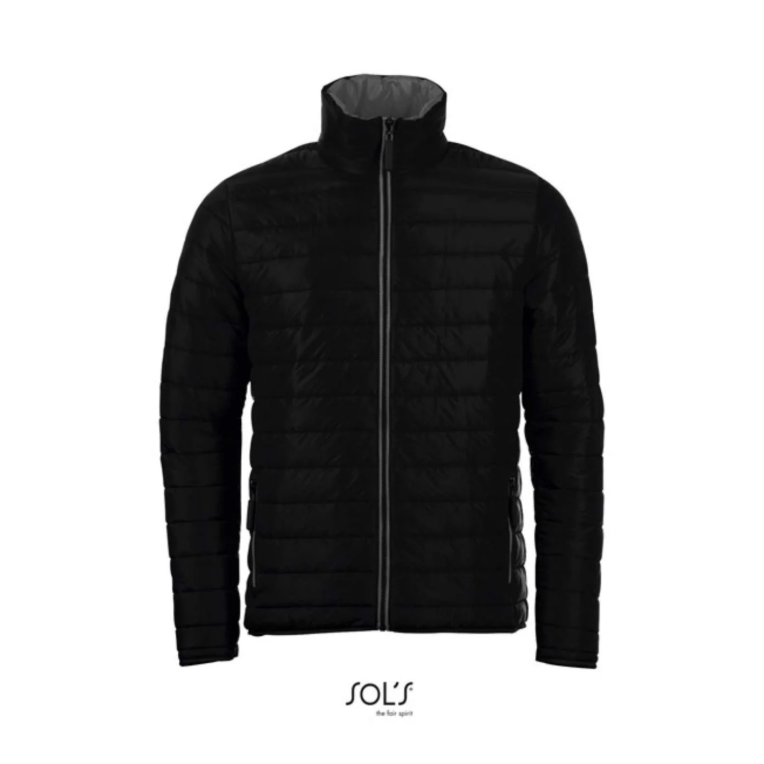 Sol's ride könnyű bélelt férfi dzseki Fekete