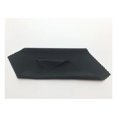 Szemüveg törlőkendő 15x15cm 12db/csomag (100%poliészter) TOP, fekete