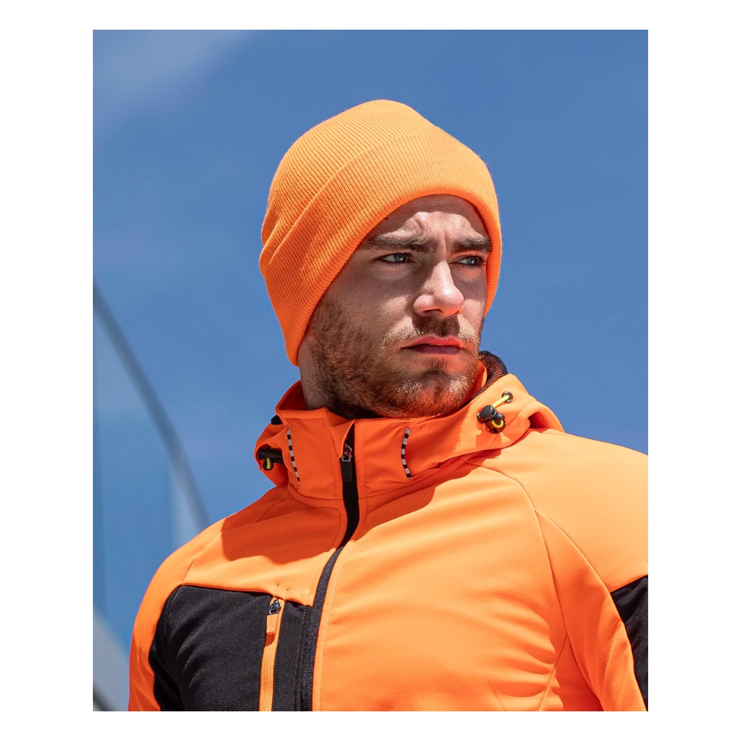 Téli kötött sapka ARDON®BARRDY hi-vis Narancssárga