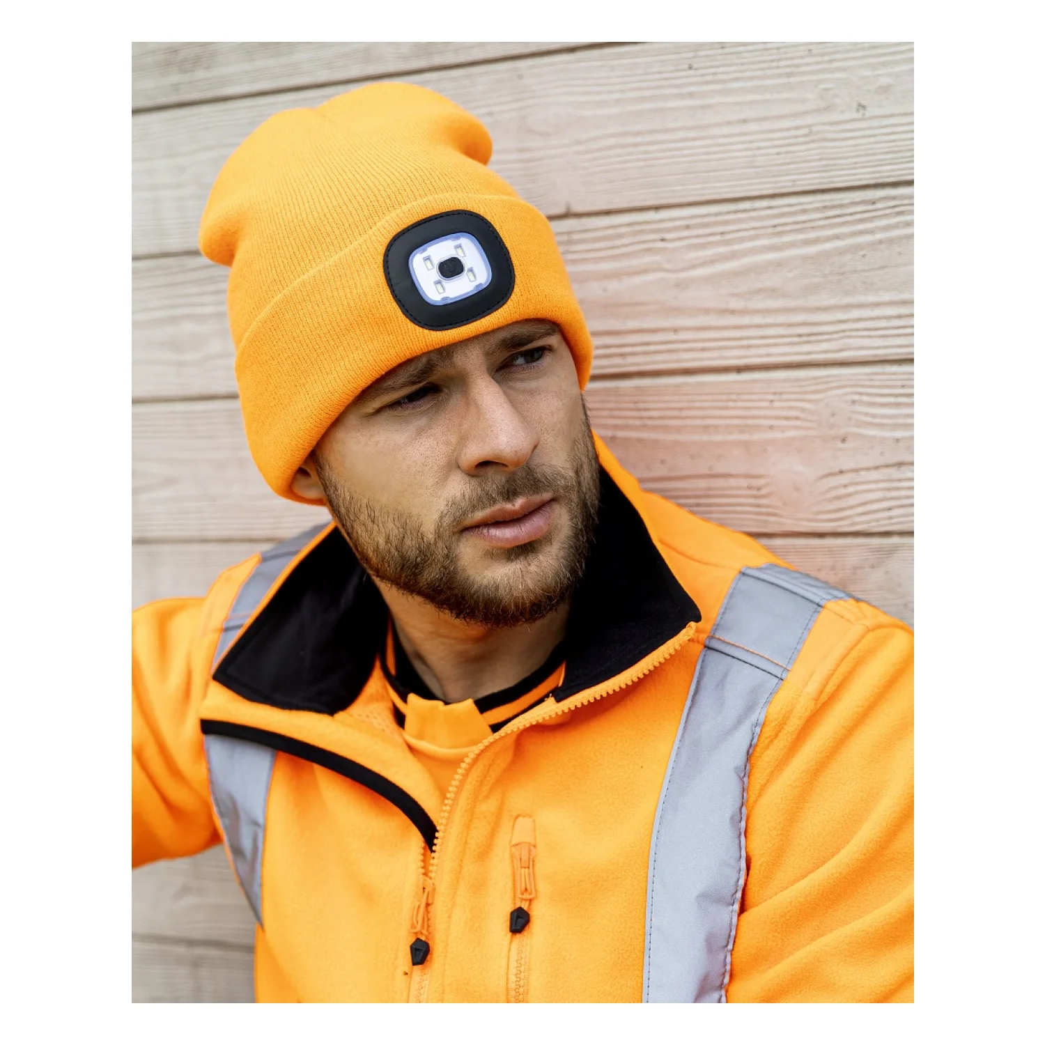 Téli sapka ARDON®BOAST LED-lámpával hi-vis Narancssárga