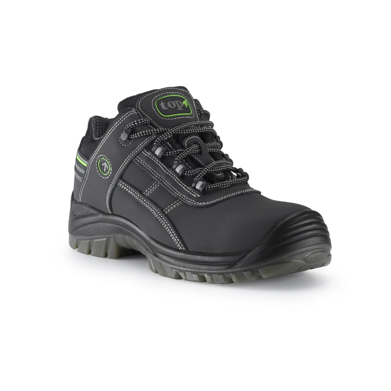 TOP BUFFALO low O1 SRC védőfélcipő, nubuk bőr felsőrész, PU/PU talp