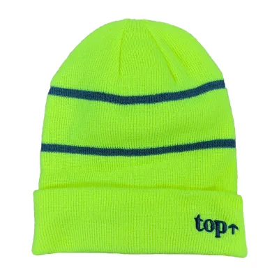 TOP CAP Sapka - Fényvisszaverő csíkkal jólláthatósági színben polár