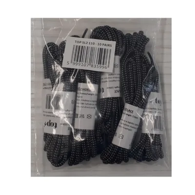 TOP cipőfűző, hengeres, strapabíró, kétszínű, 100% nylon