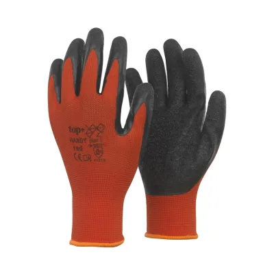TOP HANDY latex mártott védőkesztyű, kopásálló, csúszásbiztos