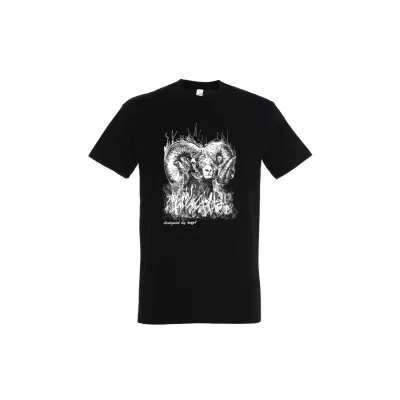 TOP kos mintás póló, kereknyakú (100% pamut 190 g/m2)