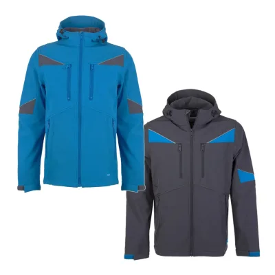 TOP NOVA softshell munkakabát, 94% poliészter, 6% elasztán, vízálló