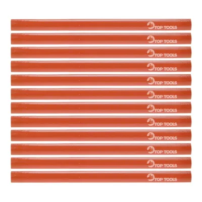Top Tools Ácsceruza 180mm ovális, 12db építőipari kéziszerszám