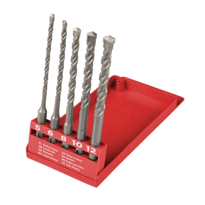 Top Tools Betonfúró készlet SDS PLUS 5, 6, 8, 10, 12mm, 160mm, 5db fúrószár