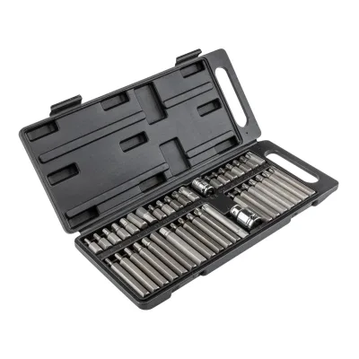 Top Tools Bitkészlet spline, torx, hex fejekkel, 40 részes kulcs