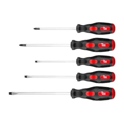 Top Tools Csavarhúzó készlet, 5db, sárga piros csavarhúzók és bitfej