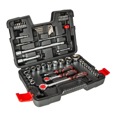 Top Tools Dugókulcskészlet + bitkészlet 1/4", 1/2" 53db