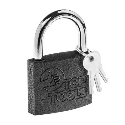 Top Tools Lakat 50mm festett 2 kulccsal, min. rendelés: 6db lakatok és zár