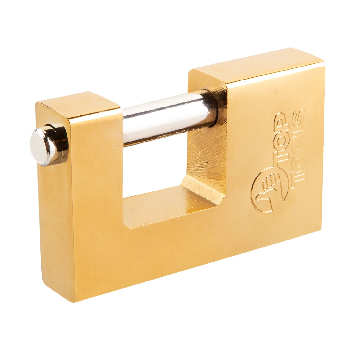 Top Tools Lakat 90mm réz tömb 2 kulccsal bliszteres lakatok és zár