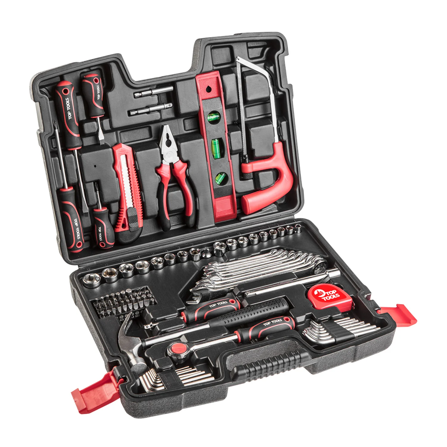 Top Tools Szerszámkészlet 1/4", 3/8", 100db kéziszerszám