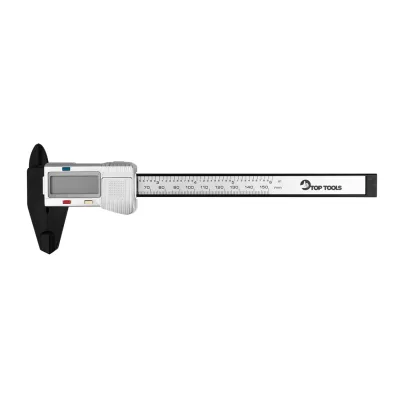 Top Tools Tolómérő 150mm, digitális, kompozit műanyag mérőeszköz