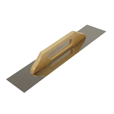 TOPEX Acél simító, rozsdamentes, 580x130mm, fa markolat építőipari kéziszerszám
