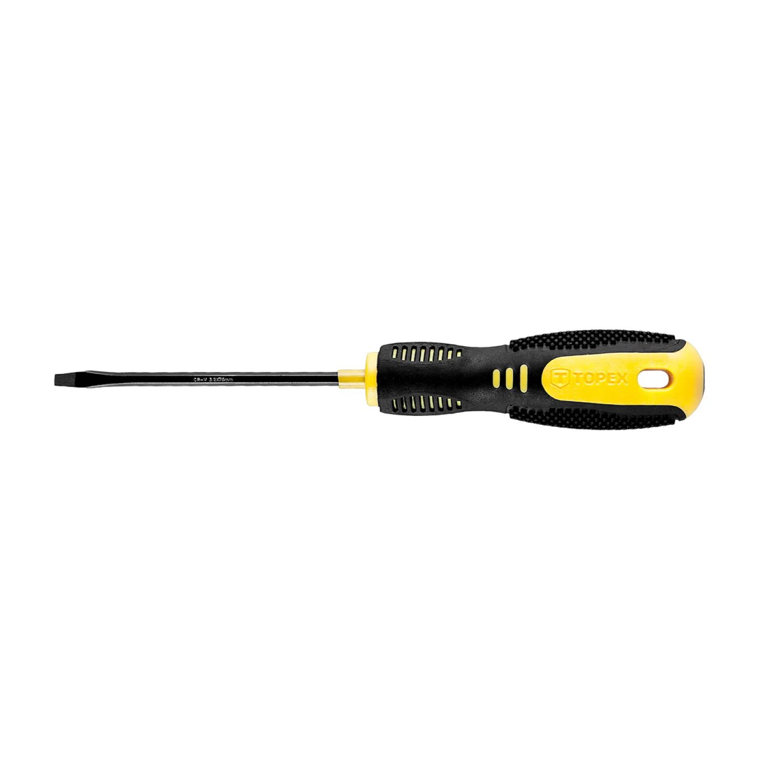 TOPEX Csavarhúzó lapos 3.2x75mm csavarhúzók és bitfej