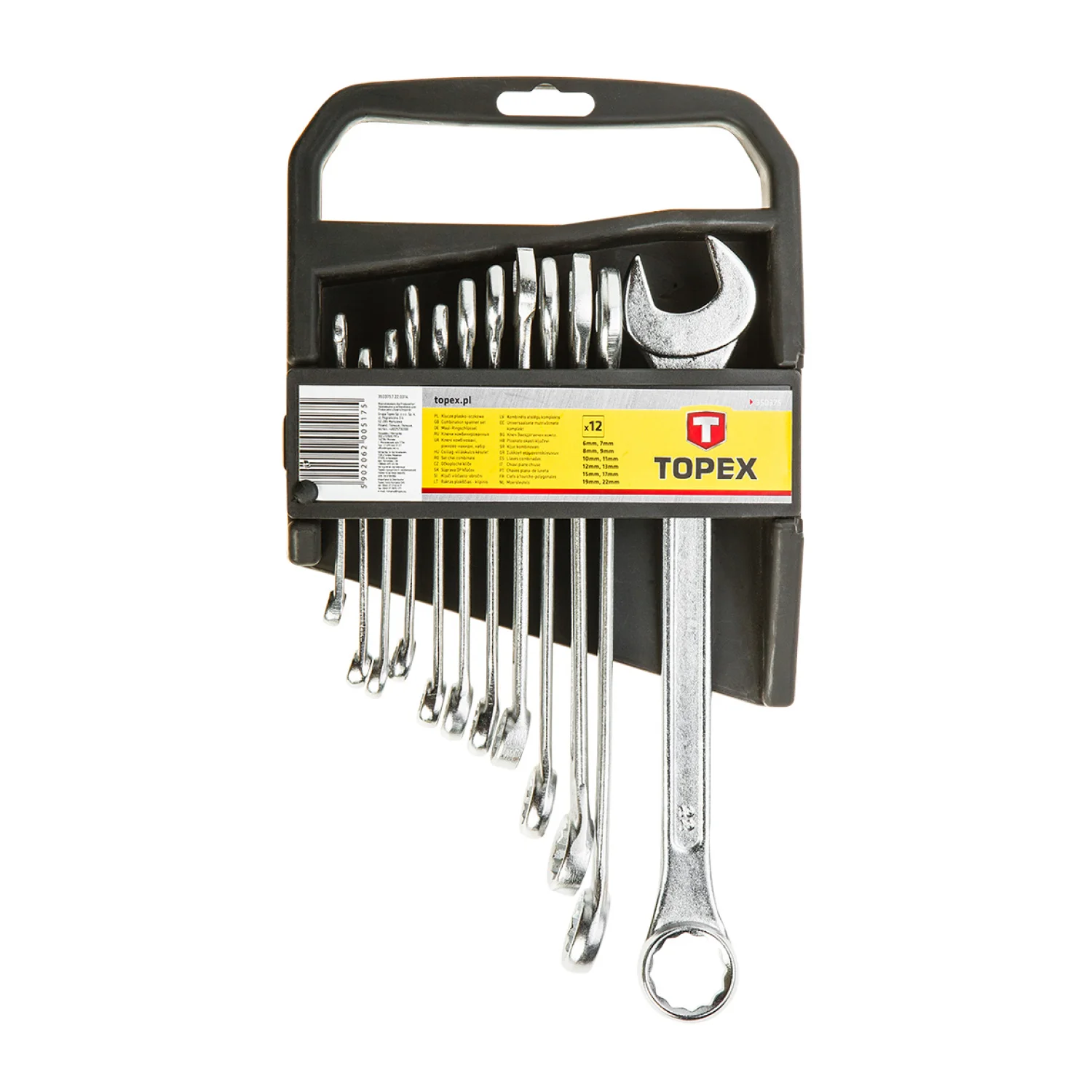 TOPEX Csillag-villáskulcs készlet 6-22mm, 12db