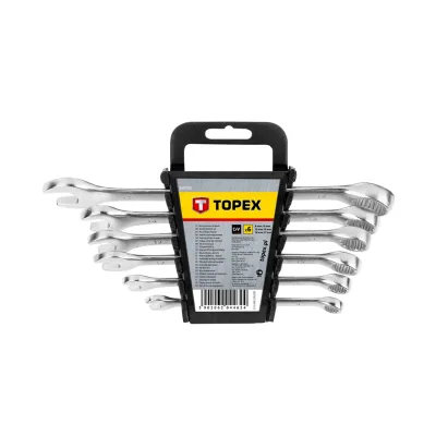 TOPEX Csillag-villáskulcs készlet 8-17mm, 6db
