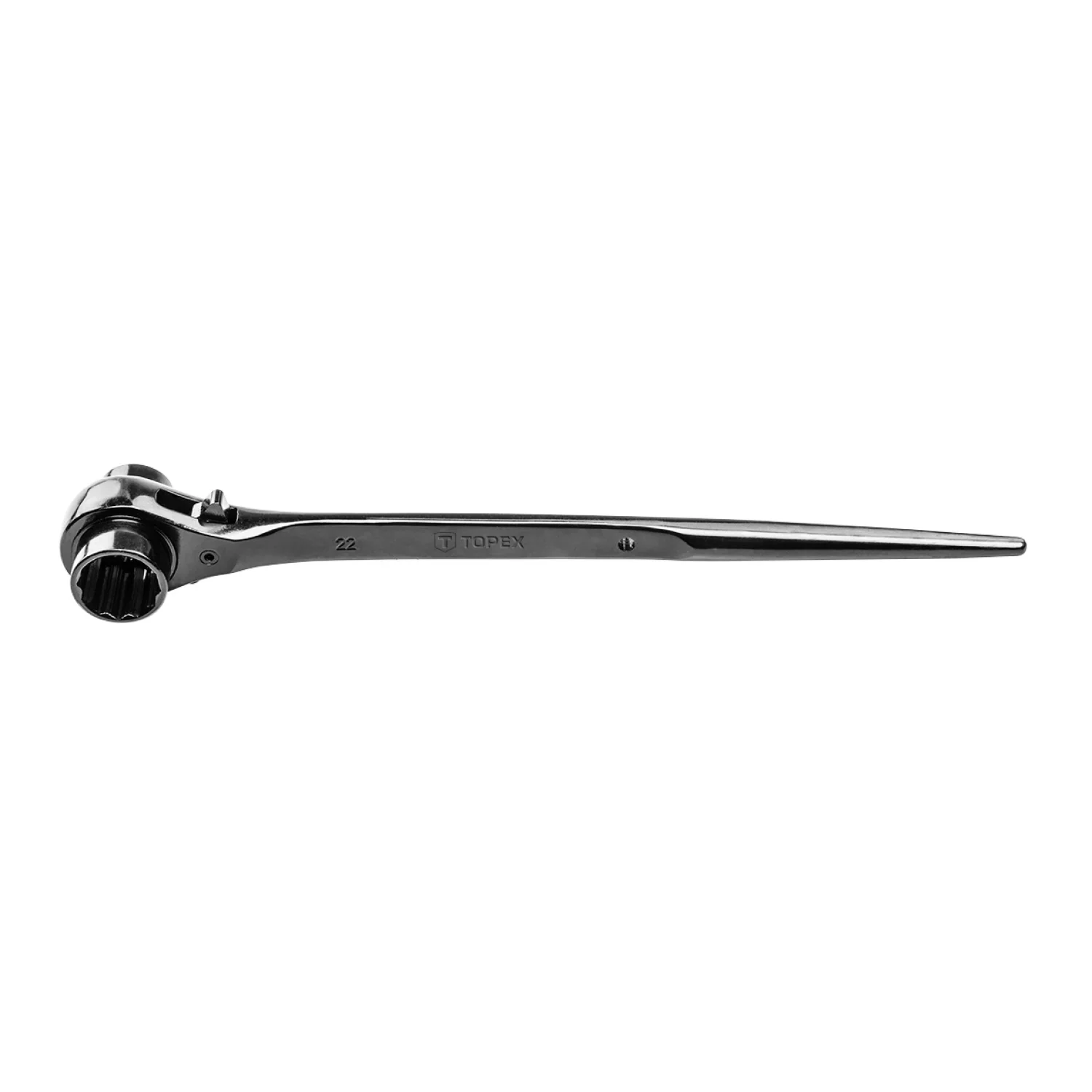 TOPEX Dupla racsnis kulcs 19x22mm
