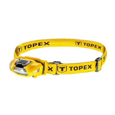 TOPEX Fejlámpa LED 70lum, fehér + piros, 1xAA