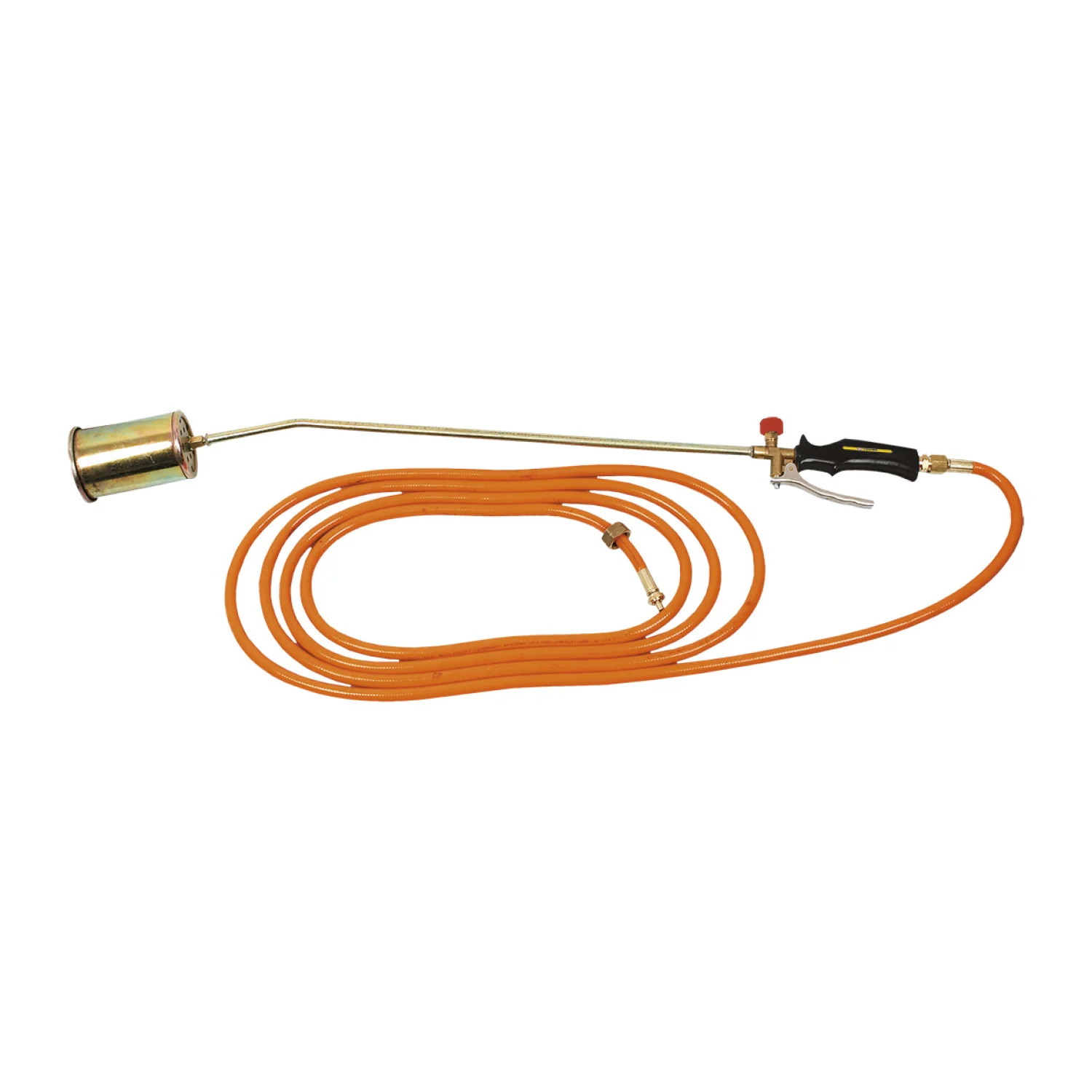TOPEX Gázforrasztó, perzselő, gázégő készlet 60mm (58kW), szár 50cm, tömlő 5m